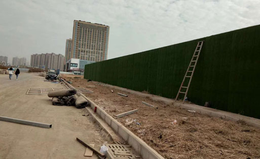 蔡甸項(xiàng)目鋼結(jié)構(gòu)圍擋-案例展示